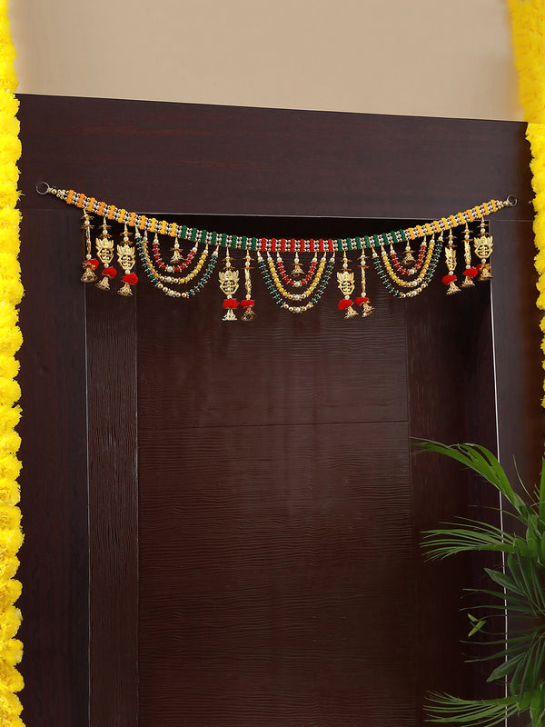 Traditional Decorative Door Hanging Bandhanwar Toran (91.4 cm) - Decoration Items for Home Pooja Room