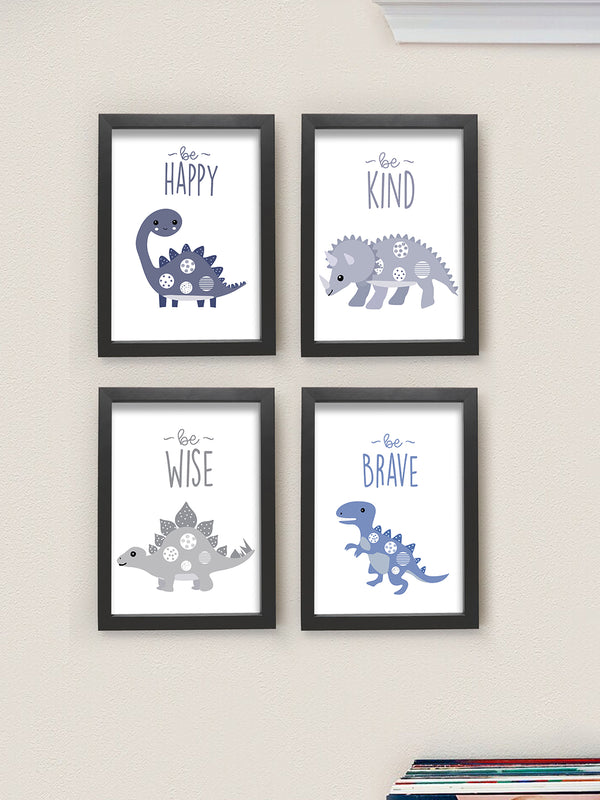 Framed Wall Paintings Inspiring Quotes For Office and Home (Set of 4)