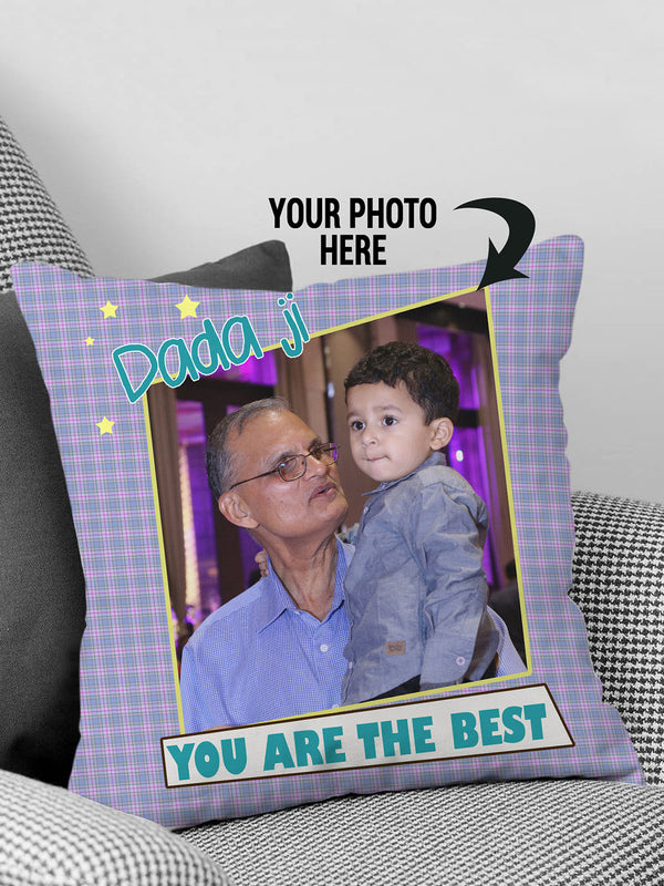 You Are The Best Dada Ji Personalized Cushion