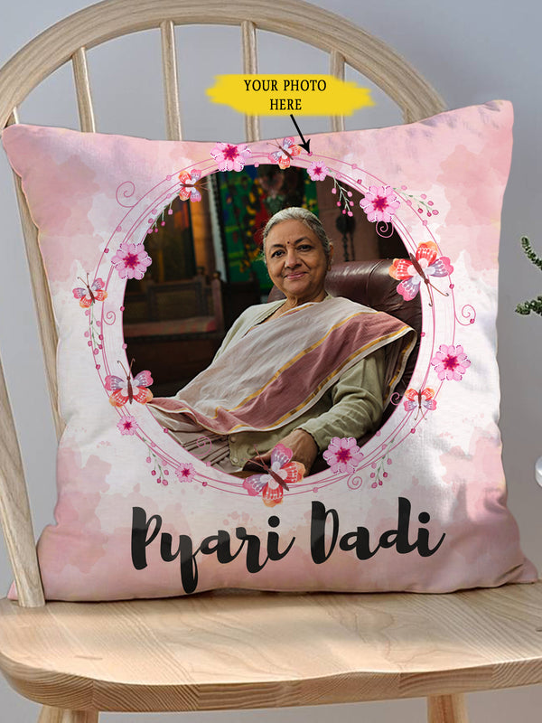 Pyari Dadi Mothers Day Personalized Cushion