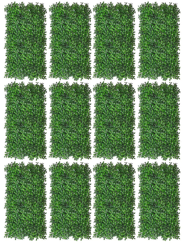 12Pcs Green Hydrangea Grass Artificial Plants