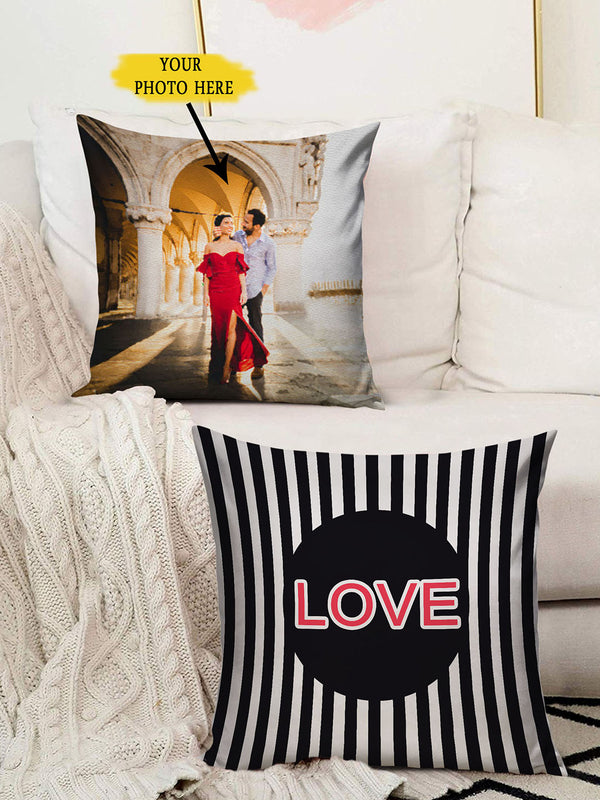 Set of 2 Love Bonding Personalized Cushion