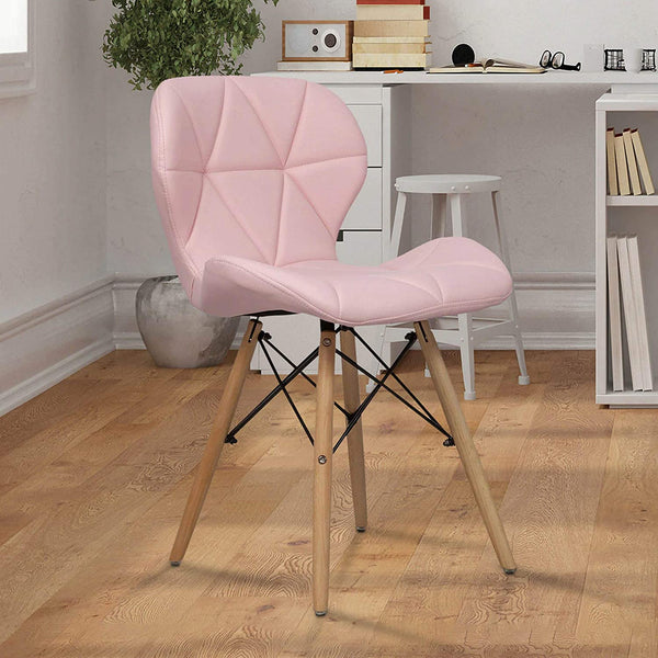 DSW Chair for Office,Cafe, Bed Room, Home, Living Room, Accent Chair (Pink)