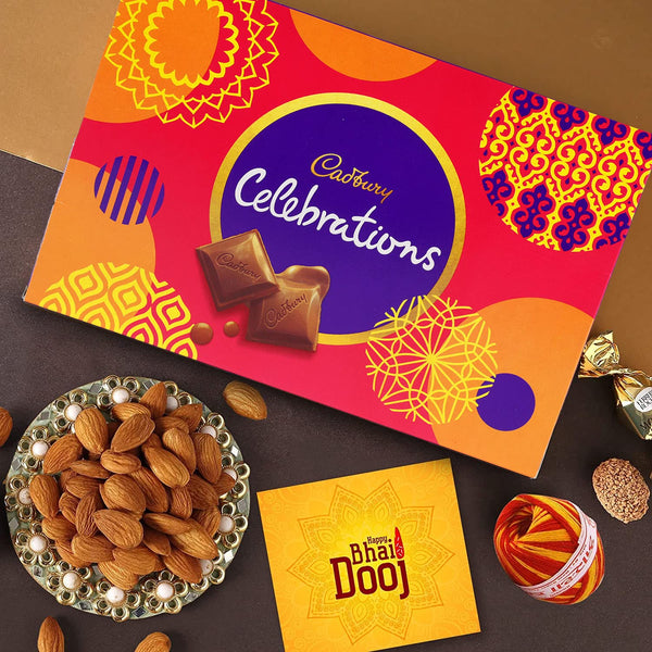Bhai Dooj Gift Set for Brother with Dry Fruits