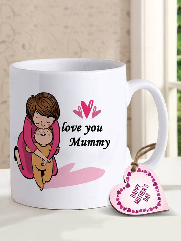 Multicoloured Love You Mummy Printed Gift