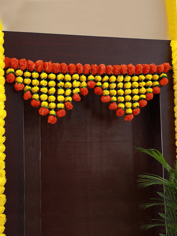 Torans for Main Door Wall Hanging Bandhanwar for Entrance Door Bandarwal Traditional Diwali Home Decoration