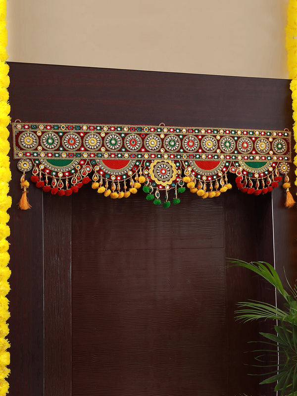 Door Hanging Bandhanwar Toran - Decoration Items for Home Toran for Main Door (Multi Color)