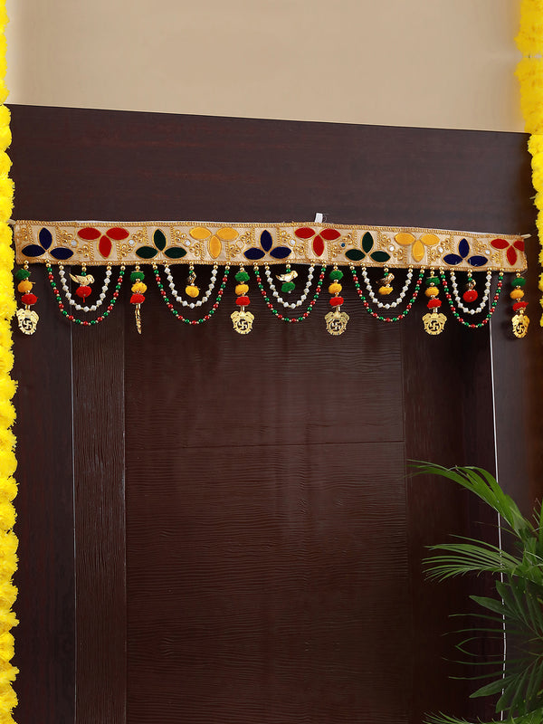 Door Bandarwal Traditional Diwali Home Decoration Toran Diwali Decoration Item for Home Décor (Multicolor)