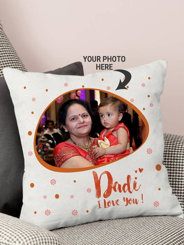 Dadi Love Mothers Day Personalized Cushion