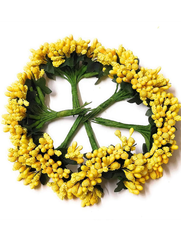 Set of 12 Pollen Artificial Flowers and Plants