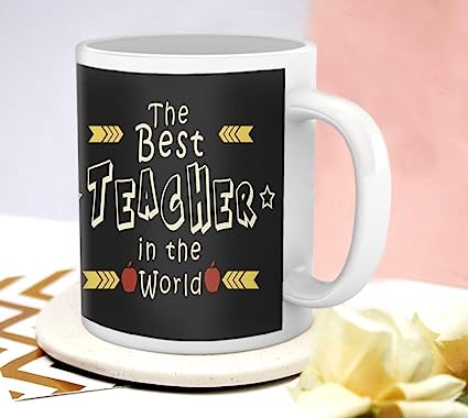 Ceramic Printed Coffee Mug Teachers Day