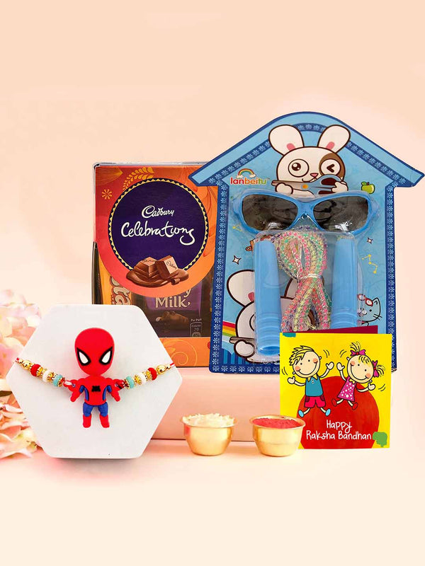 Premium Kids  Rakhi with Celebration Chocolates Gift Pack