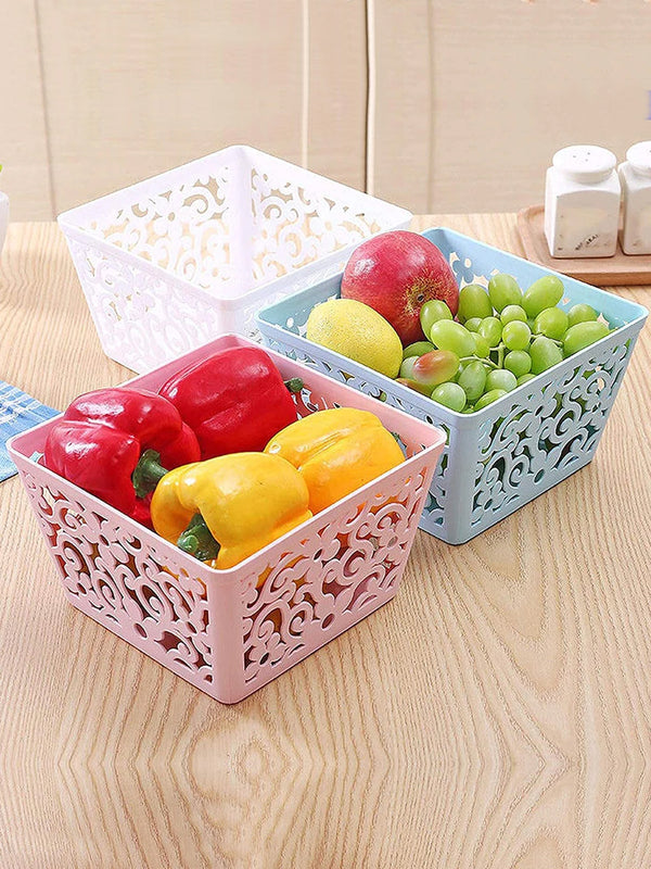 Multipurpose Storage Basket Organizer for storage cosmetic Pack of 3
