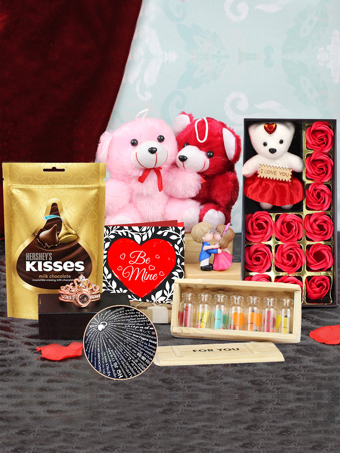 Teddy Bear for Teddy Day Online Tied Ribbons