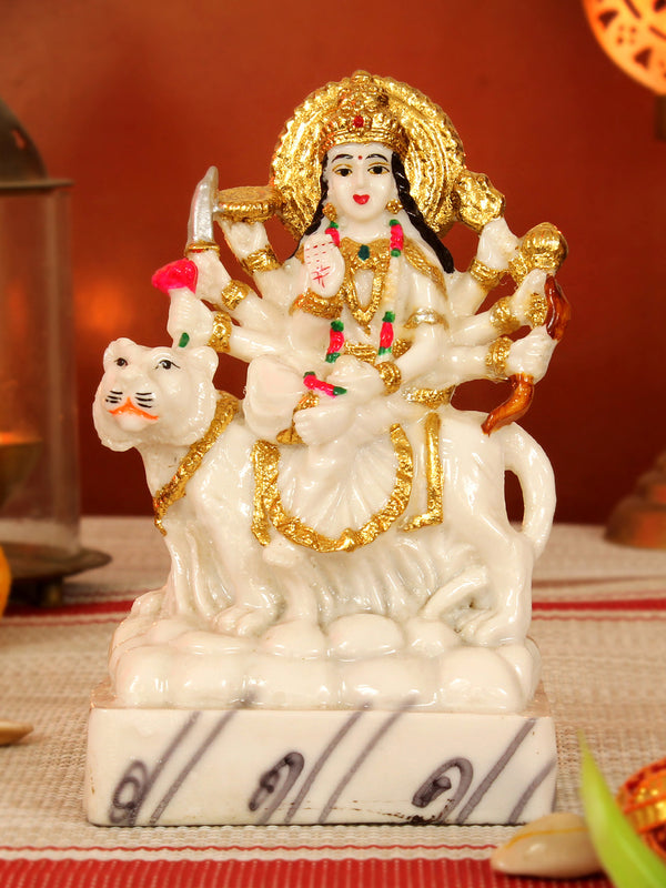 Decorative Resin Durga MATA Murti Lord Sherawali Maa