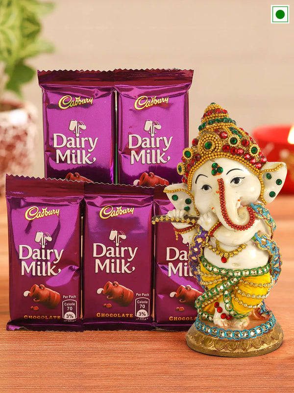 Diwali Gift Hamper Chocolates With Ganesha Idol