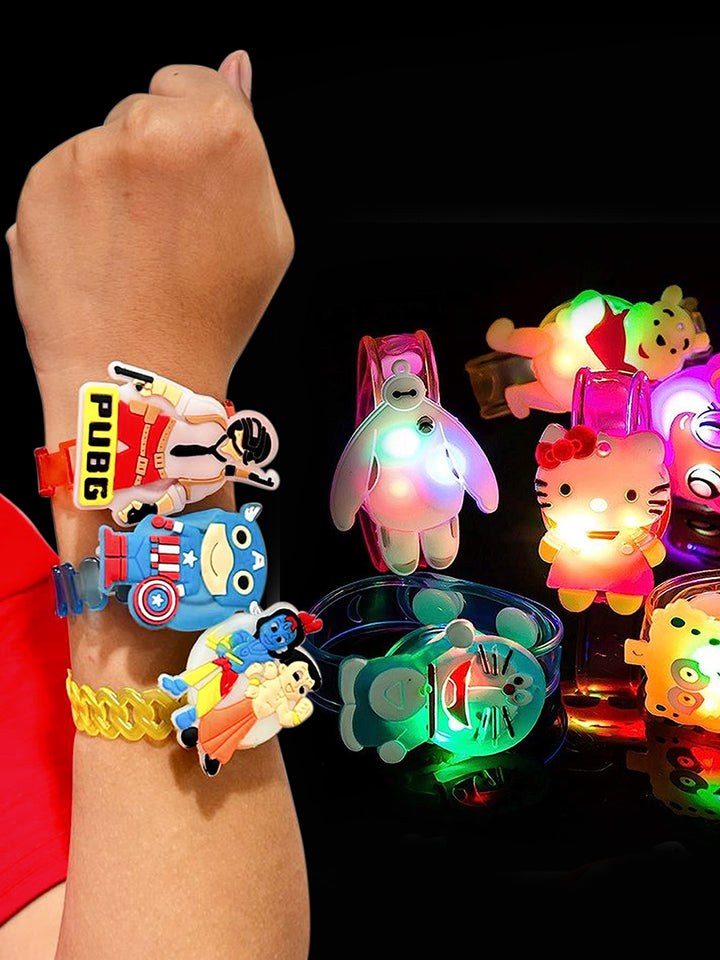 Led Rakhi Buy | Set of 2 LED Light Rakhi with Chocolate | 1 Roli Chawal and Card ...