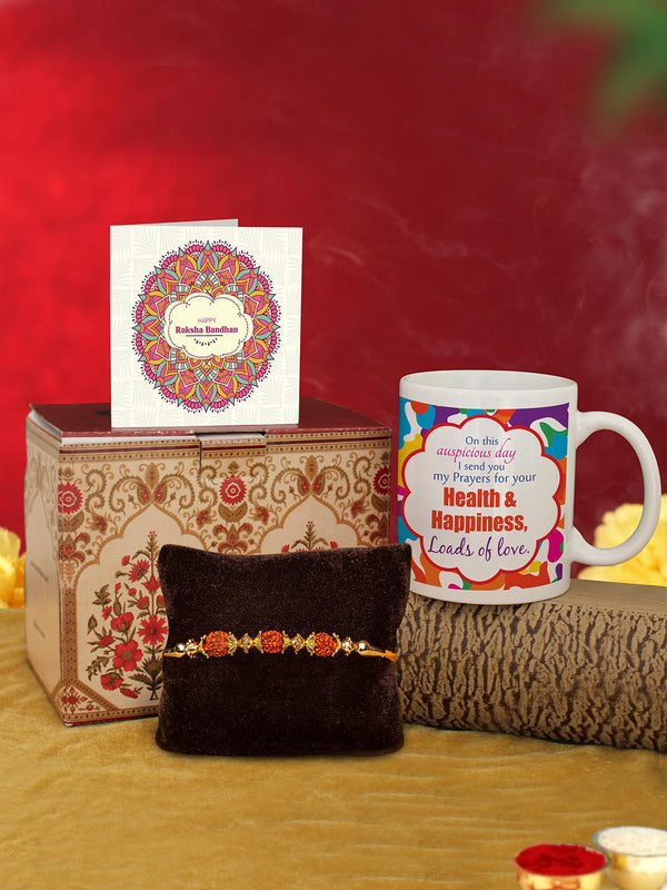 Multicolored Rakhi Gift Set