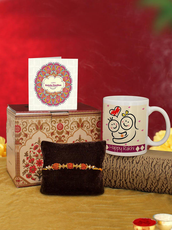 Multicolored Rakhi Gift Set