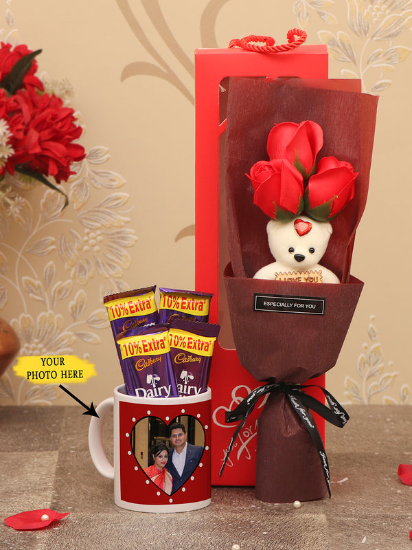 Personalized Mug with Valentine Combo Pack