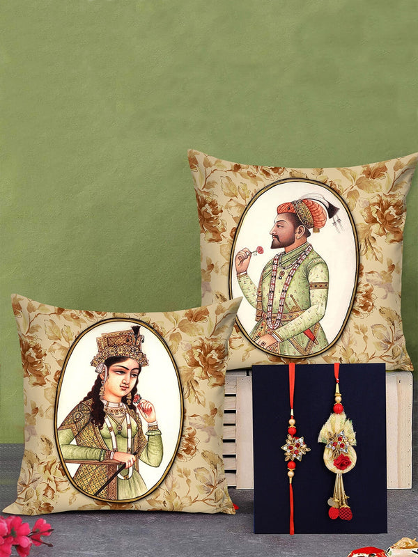 Multicolored Set Of 3 Bhaiya Bhabhi Rakhi