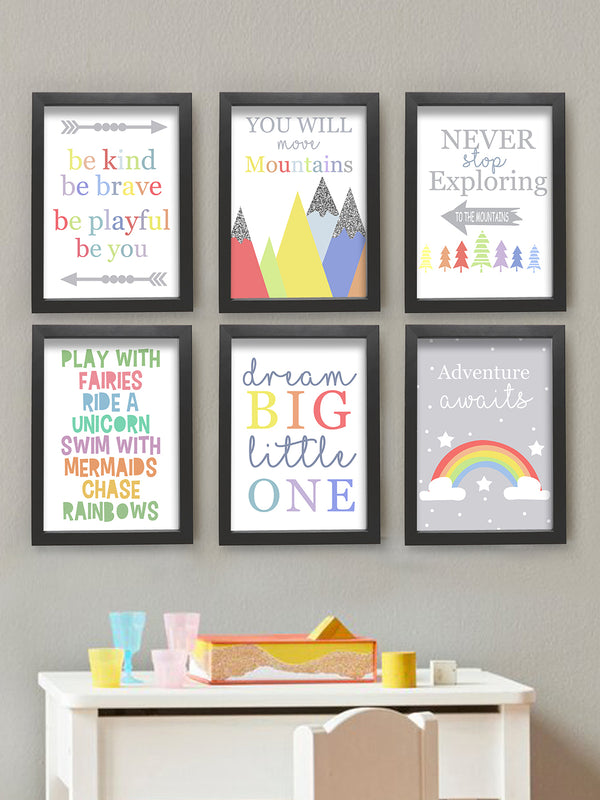 Set of 6 Motivational Thoughts Painting