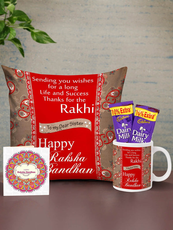 Multicoloured Rakhi Gift Set