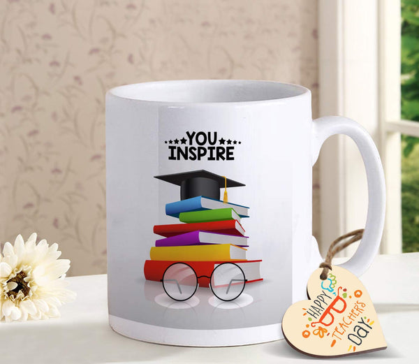 Teachers Day Gifts You Inspire Printed Coffee Mug