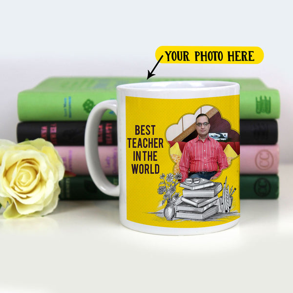 Personaliosed Ceramic Mug Best Teacher In The World