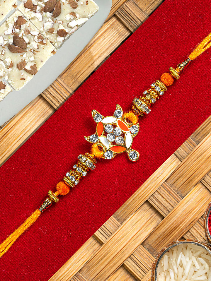 Turtle Raki Buy | Single Diamond Turtle Rakhi | Rakhi Card | Roli Chawal Tika ...