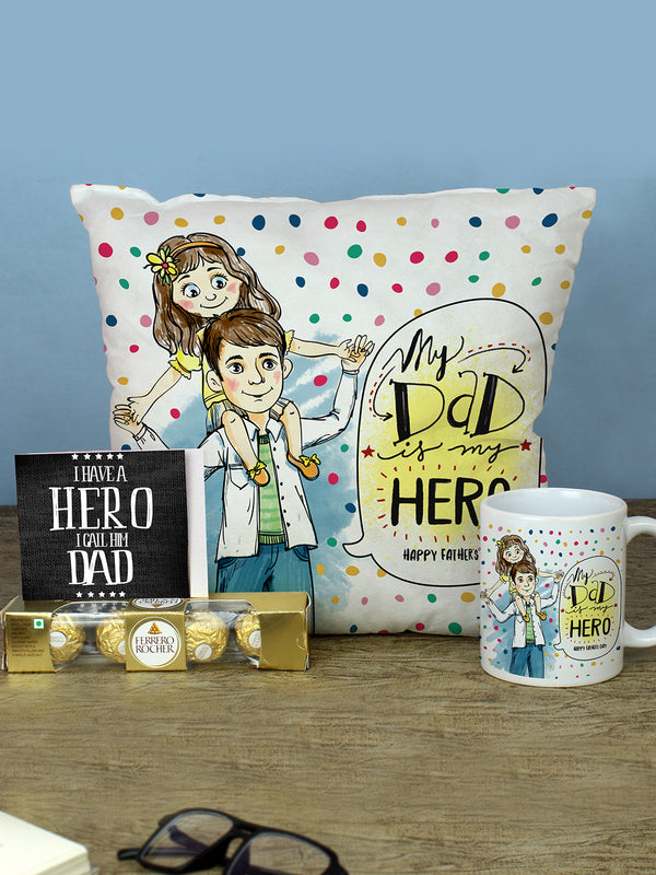 Fathers Day My Dad Is My Hero Gift Pack For Father