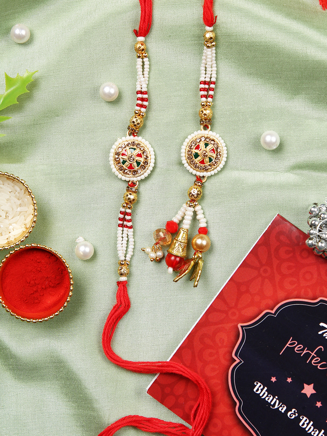Buy | Rakhi Set for Bhai Bhabhi Rakhi for Bhaiya Bhabhi with Gift ...