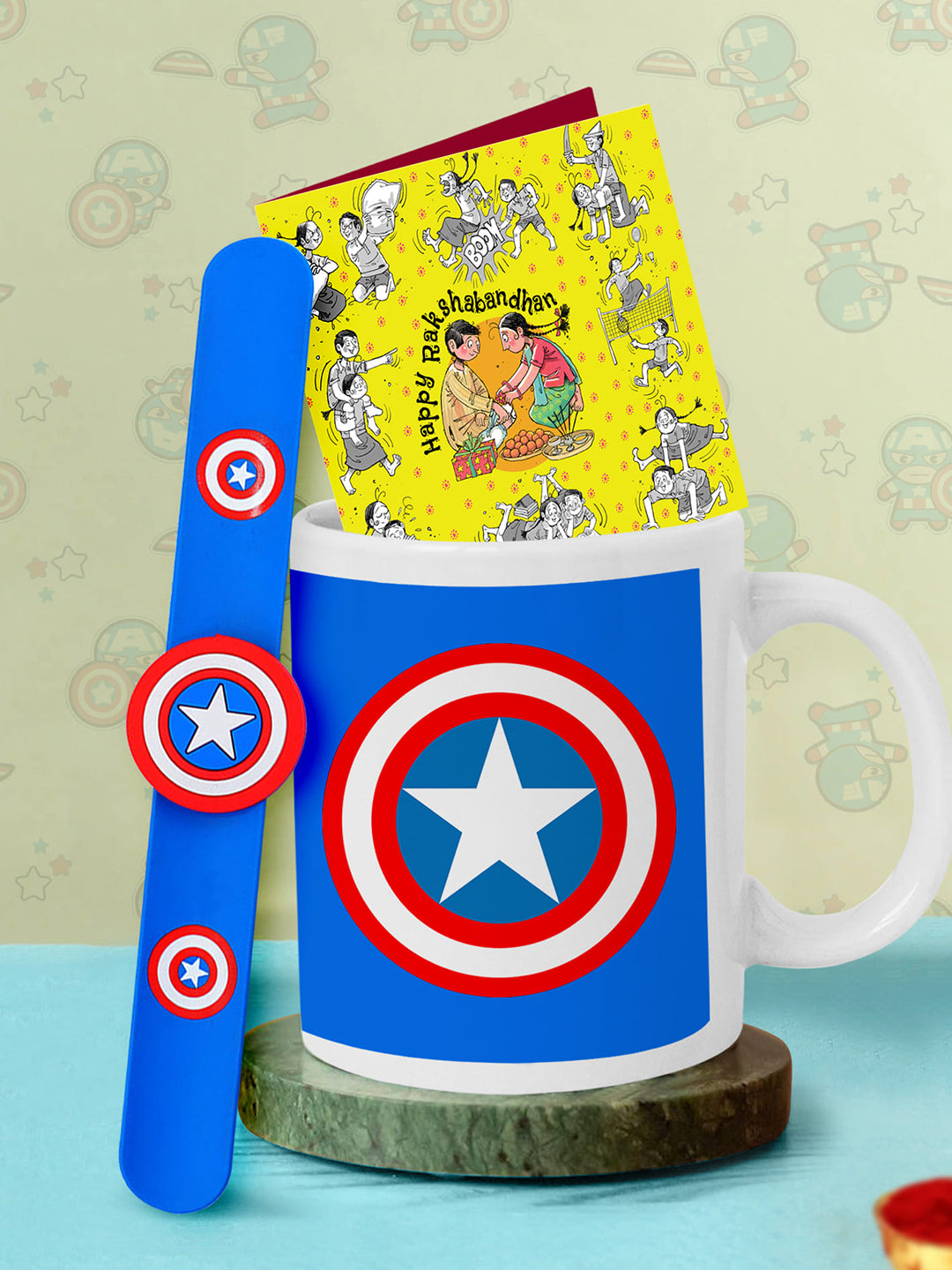 Buy | Captain America Shield Rakhi For Kids | Tied Ribbons