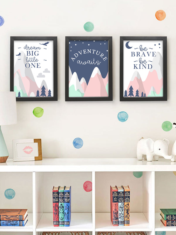 Set of 3 Picture Frame For Office and Home Decoration