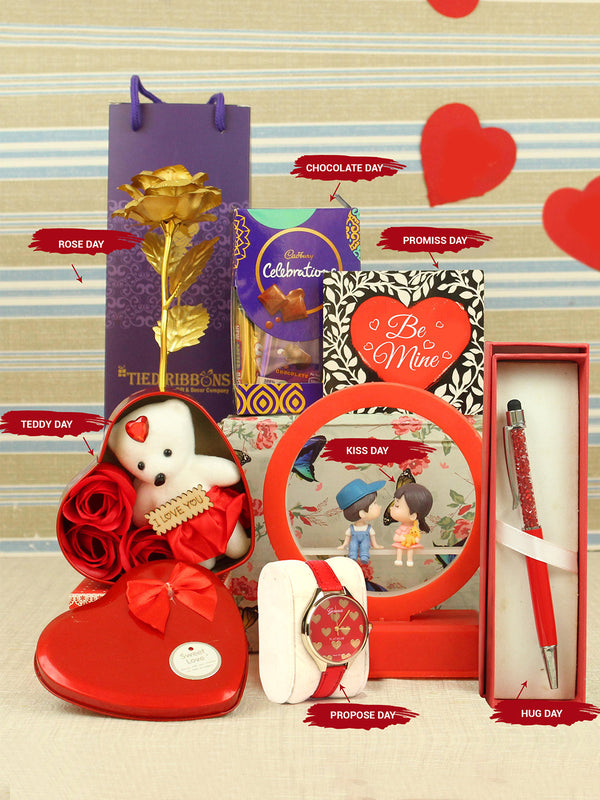 Pack of 7 Valentine Week Gift Set