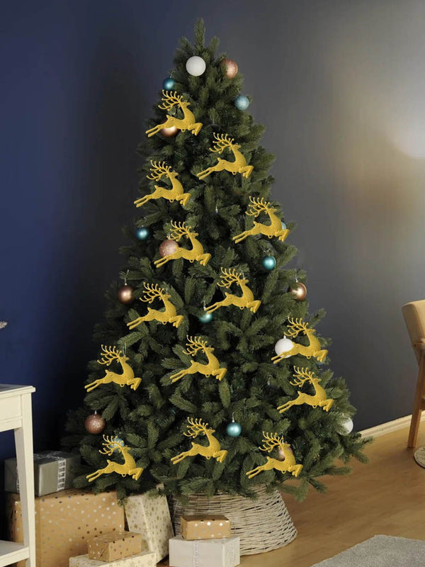 Pack of 12 Christmas Deer Hanging