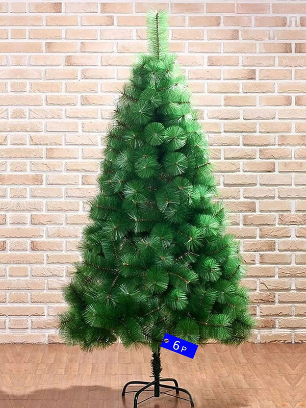 Green Artificial Pine Tree Christmas Decor 6ft