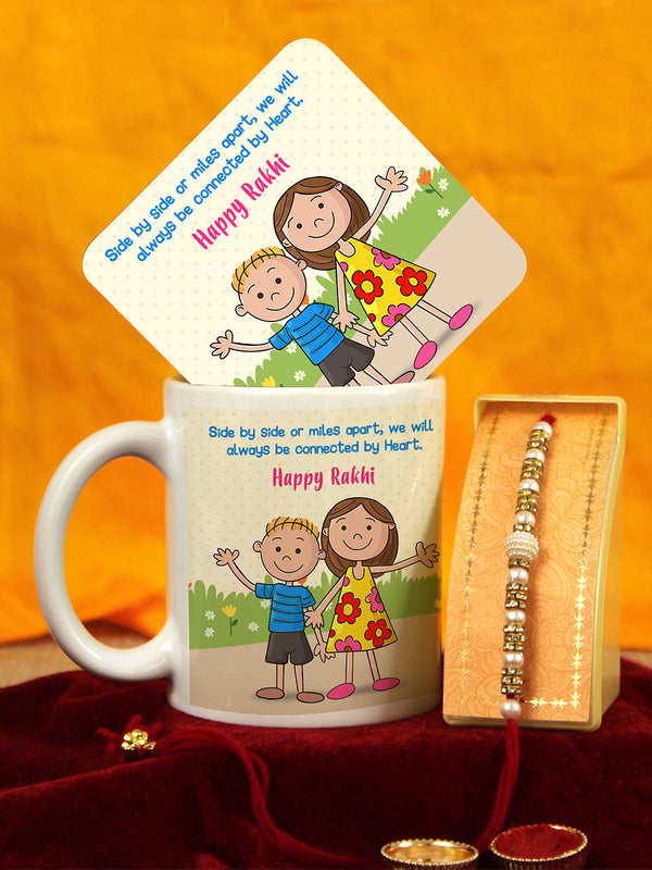 Rakhi for Brother with Gift Rakhi for Bhaiya | Rakhi Card and Roli Tika