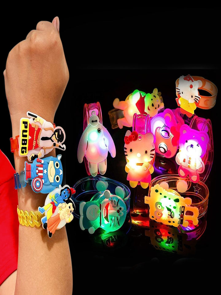 Led Rakhi Buy | Set of 3 Led Lights Kids Rakhi (Assorted) + 1 Card + Roli Chawal ...