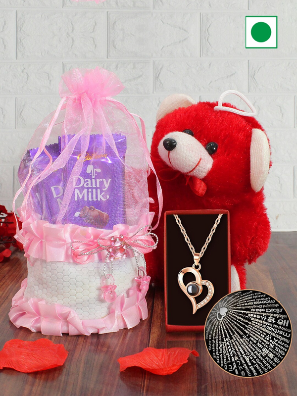 8 Pieces Of Valentine Special Chocolate Gift Hamper