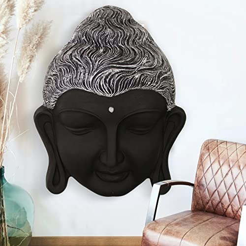 Large Buddha Face Wall Hanging Idol Showpiece