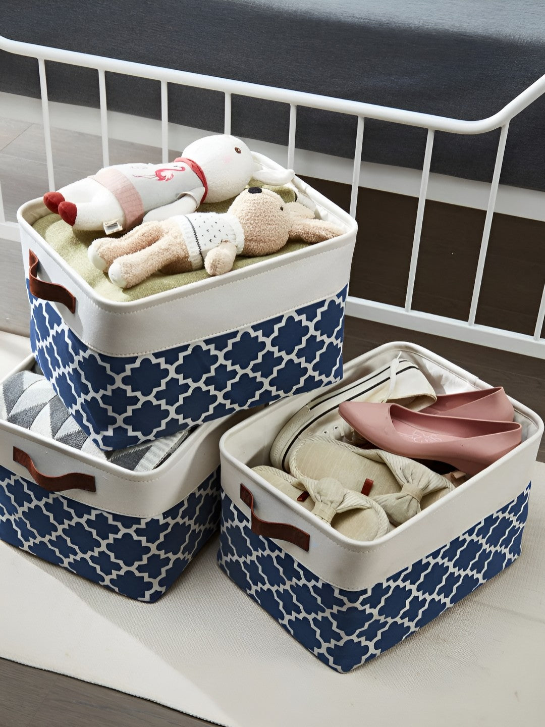 Drawer White Ribbon Buy | Set of 3 White Wardrobe Drawer Organisers | Tied Ribbons