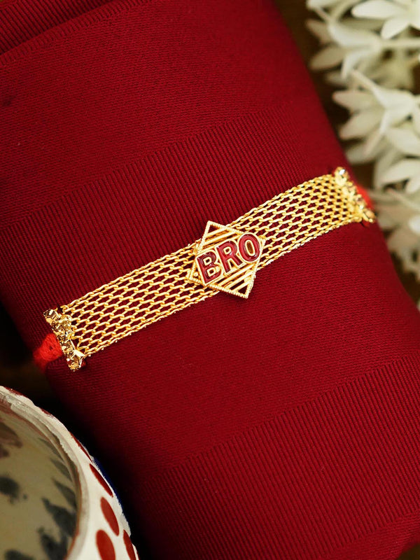 Handmade Single Bro Rakhi | Rakhi Card and Roli Chawal Tika