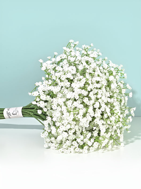 Set of 6 Artificial Flowers Bunch Baby Breath for Vase Pot Home Decoration