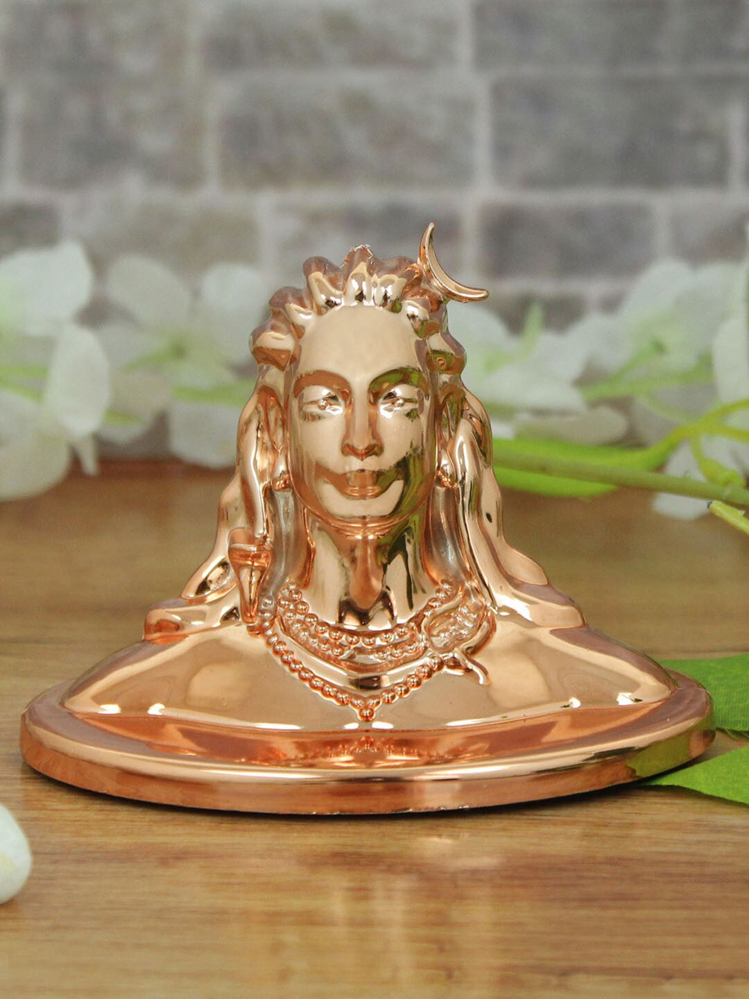 Buy | Copper-Toned Adiyogi Lord Shiva | Tied Ribbons