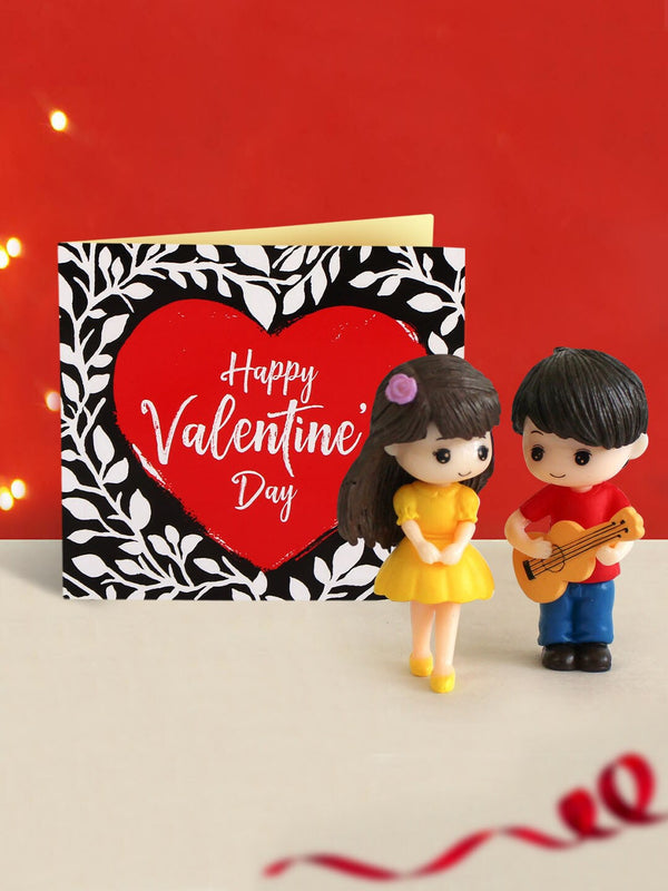 Red & Yellow Valentine Romantic Love Couple