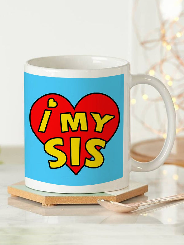 Adults White, Red Text or Printed Mug