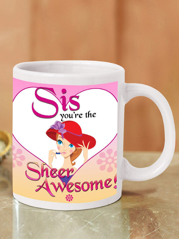Gift for Sis Printed Coffee Mug