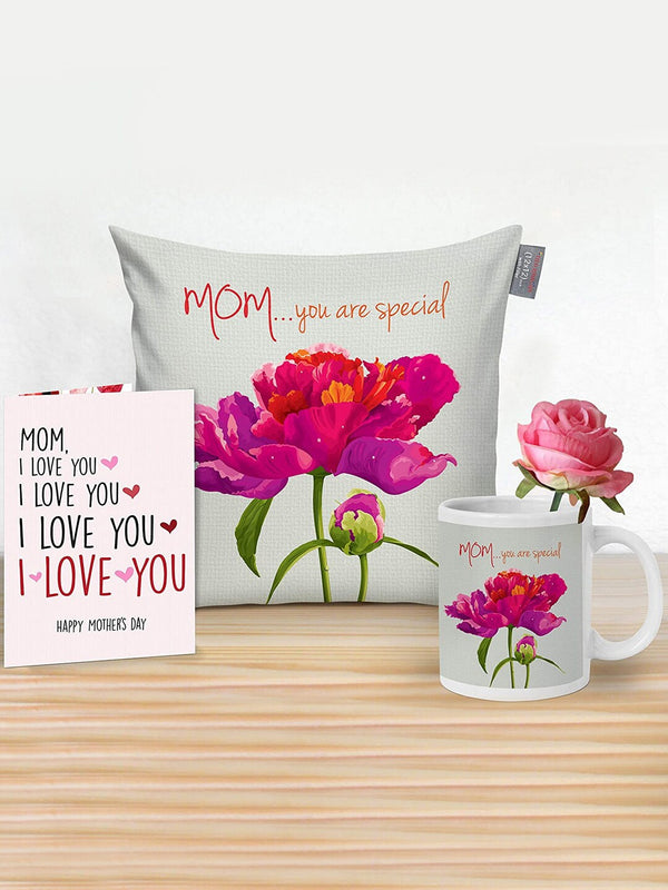 Multicoloured Printed Cushion Mothers Day