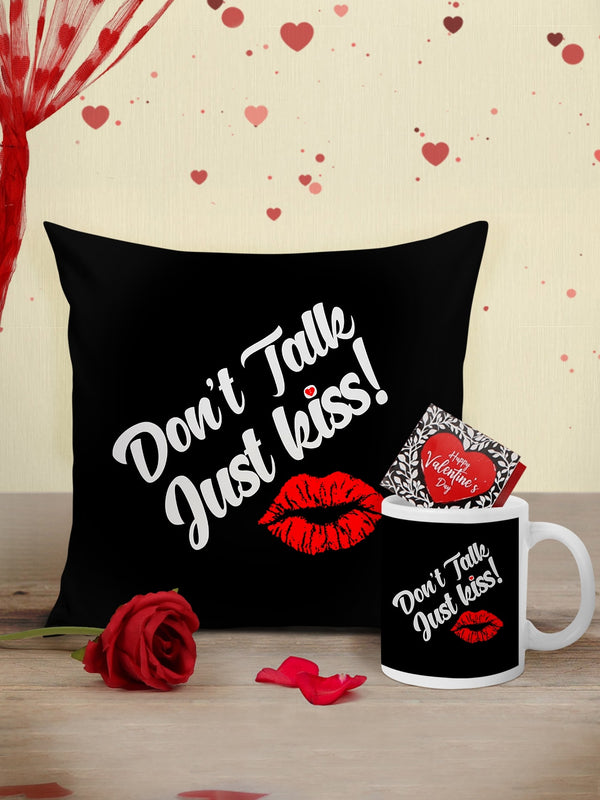 Black & White Valentine Cushion